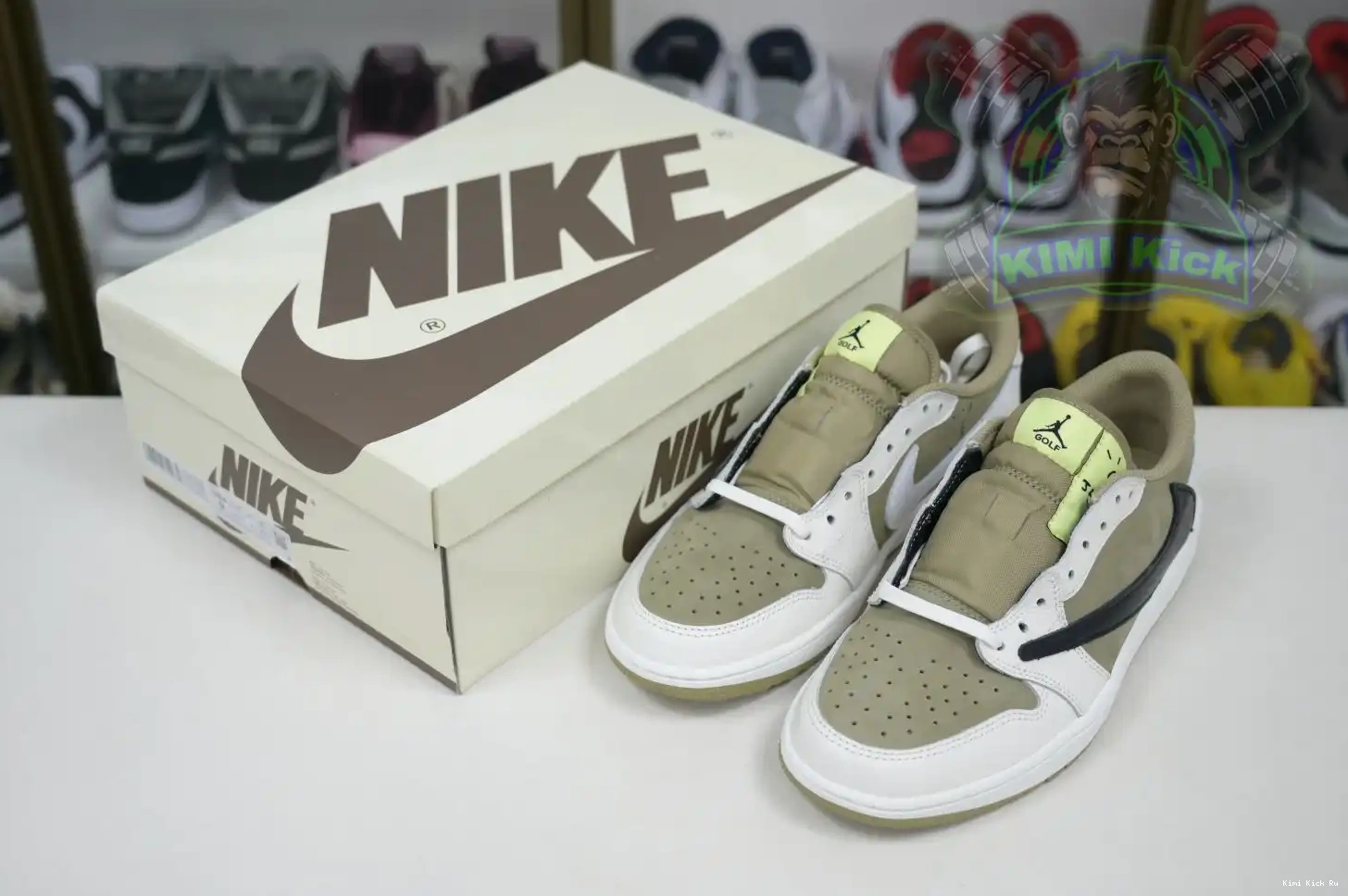 6.0 x Low Golf Jordan 1 Kimikick  Scott Air Travis 0801